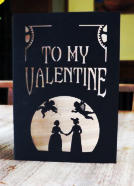 Valentines her & her greetings card