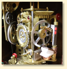 Florence's machine body with loads of moving parts and even some bellows