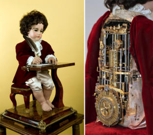 Jaquet Droz�s The Writer automaton (1774) that wrote words with a quill pen