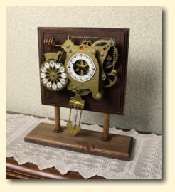 The Chronograph on the optional stand as a mantel clock