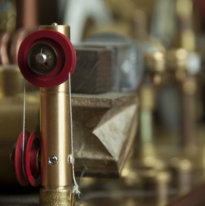 Cuckoo sounder mechanism from steampunk barometer