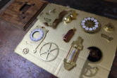 The completed polished Chronograph kit base and painted parts