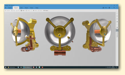 My first steampunk machine designed entirely within a virtual environment