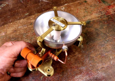 Amazing - the assembled 3D printed flickering alarm indicator!