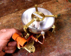 Amazing - the assembled 3D printed flickering alarm indicator!