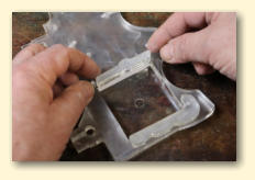 Assembling the clock movement housing from 10mm thick laser cut acrylic