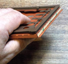 The bottom of the pocket should look like this