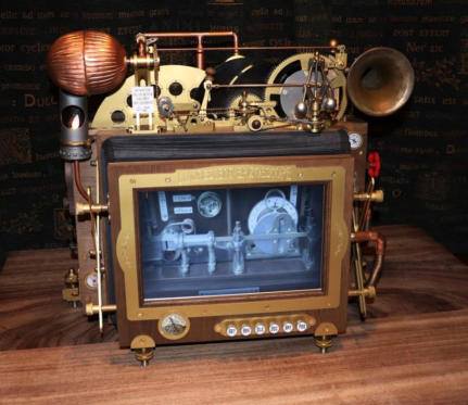 The Epizoescope moving picture machine and sound horn