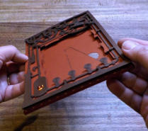 The pocket should now be rigid and keep its shape 