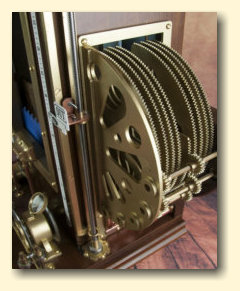 Weather scene gear system from steampunk barometer